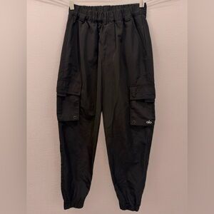 ALO Yoga Women's Girls Black Cargo Pants